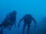My buddy Carl and I diving in Bonaire