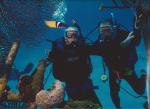 Diving with Dad in Nassau